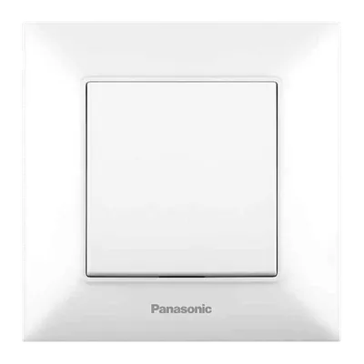 Panasonic Arkedia Slim вимикач 1-клавішний — Білий