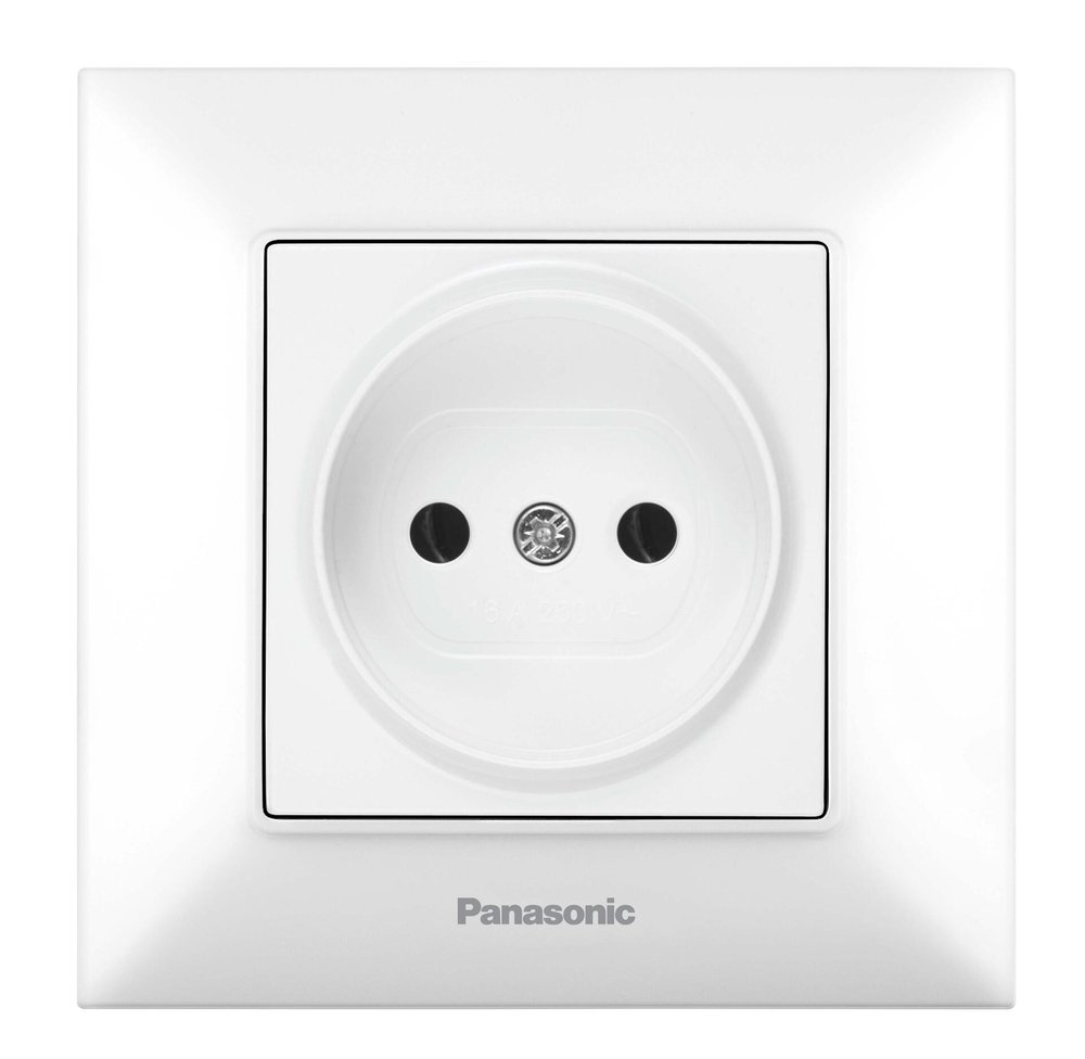 Розетка із заземленням біла PANASONIC Arkedia Slim