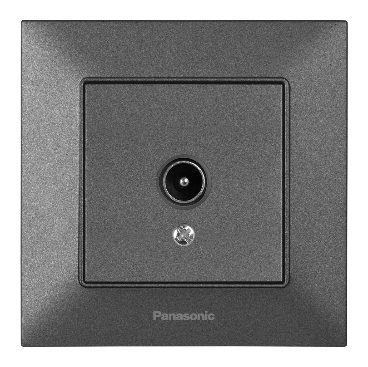 Розетка телевізійна TV кінцева димчаста PANASONIC Arkedia Slim